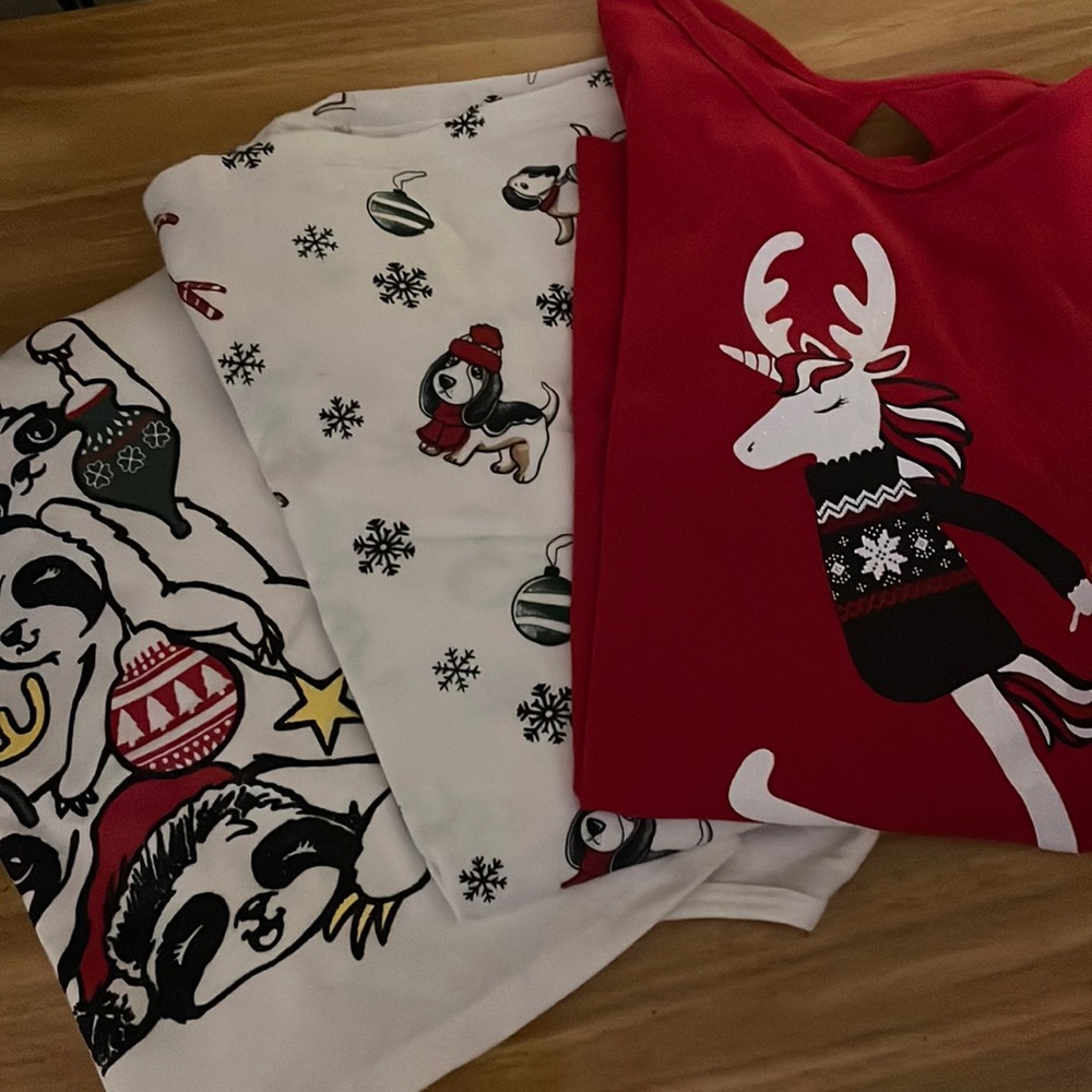 Justice size 10 Holiday Shirt Bundle